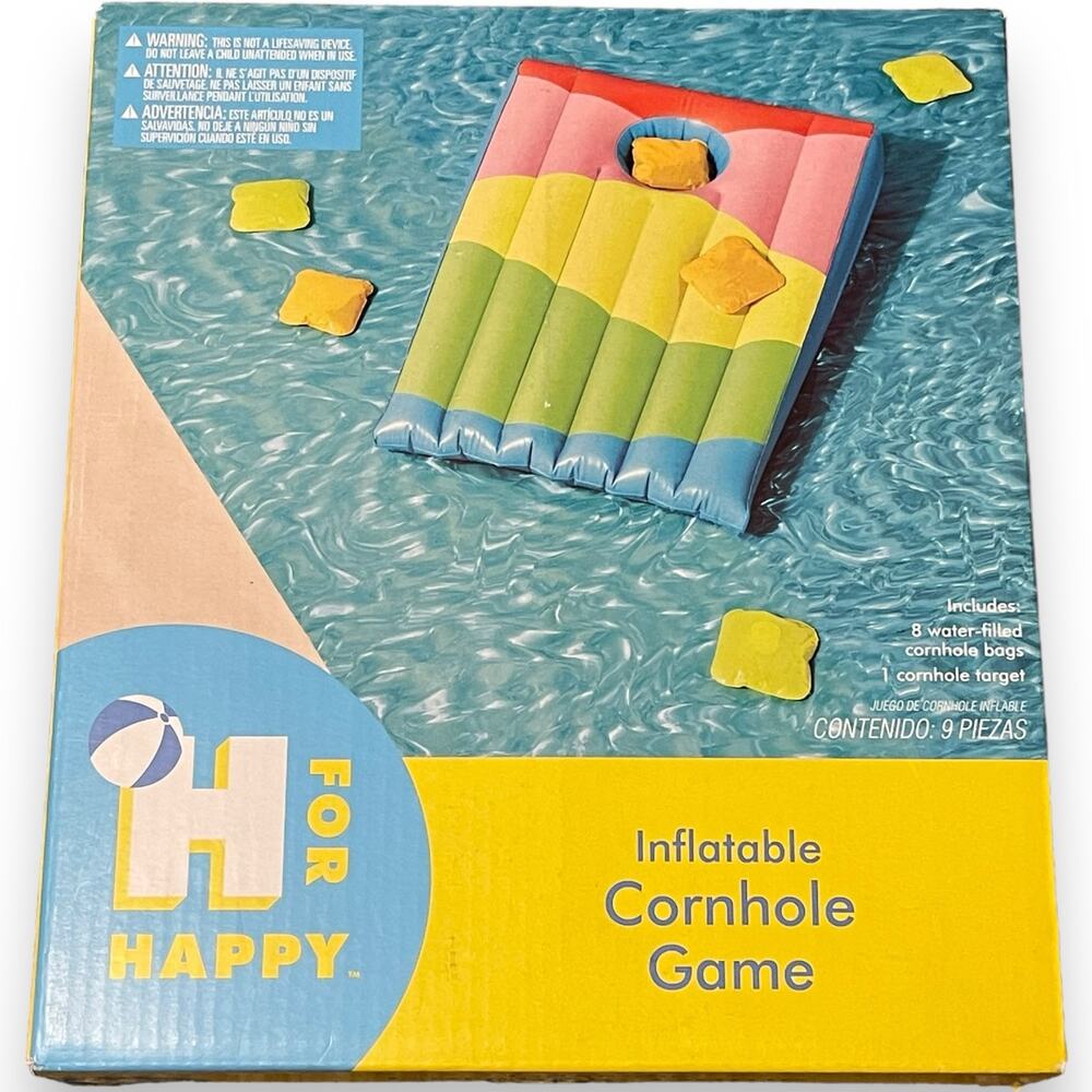 Inflatable Cornhole Game Swimming Pool Toy